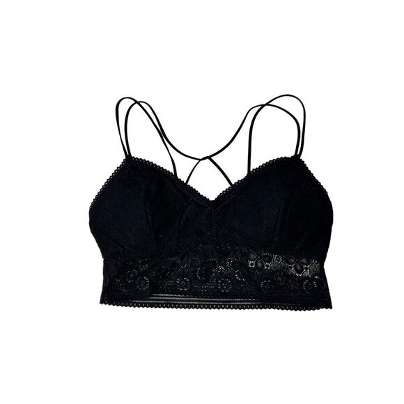 Gilly Hick Lightly Padded Black Bralette Size Small - Picture 1 of 5